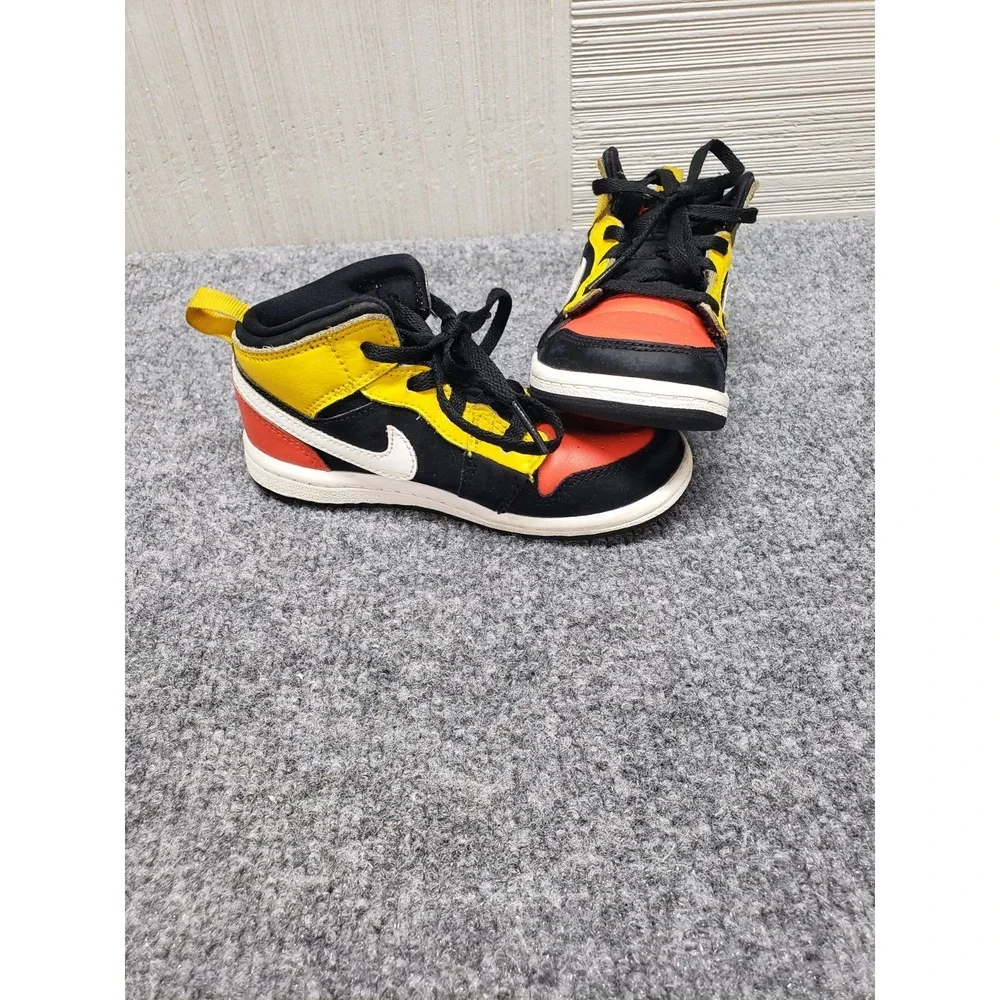 Nike Air Jordan Toddler Sneakers 9C Multicolor Lace Up Round Toe Comfort Casual